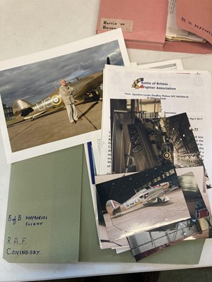 Lot 54 - Battle of Britain. Flight Lieutenant Maurice "Mark" Mounsdon, 56 Squadron