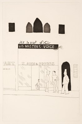 Lot 417 - Hockney (David, 1937-). Fourteen poems by C. P. Cavafy, 1966