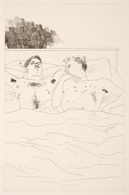 Lot 417 - Hockney (David, 1937-). Fourteen poems by C. P. Cavafy, 1966