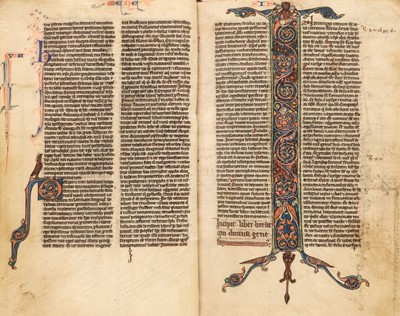 Lot 1 - Bible. Illuminated manuscript on vellum, [France: probably Paris, c. 1240]