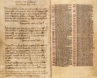 Lot 1 - Bible. Illuminated manuscript on vellum, [France: probably Paris, c. 1240]