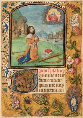 Lot 248 - Illuminated Book of Hours, on vellum, probably Northern France or Flanders, circa 1490-1500