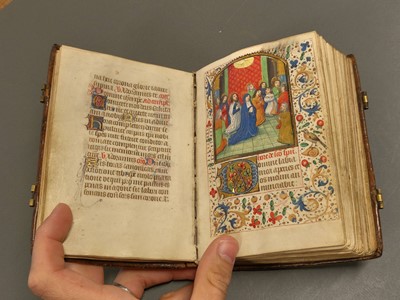 Lot 248 - Illuminated Book of Hours, on vellum, probably Northern France or Flanders, circa 1490-1500