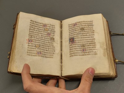 Lot 248 - Illuminated Book of Hours, on vellum, probably Northern France or Flanders, circa 1490-1500