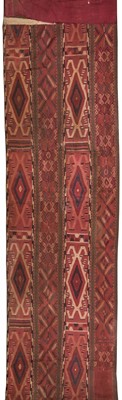 Lot 452 - Kilim. A woven wool runner, probably Turkish, late 19th/early 20th century