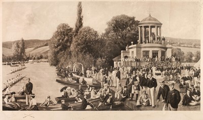 Lot 38 - Henley Regatta. Dickinson & Foster (publishers), Temple Island, April 14th 1894