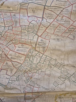 Lot 68 - Estate Plan. A Map of the Manor of Newnton in the County of Wilts..., 1748
