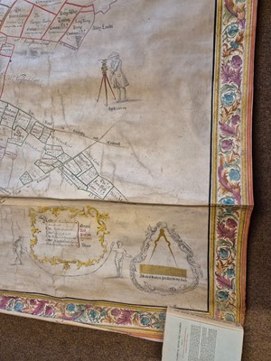 Lot 68 - Estate Plan. A Map of the Manor of Newnton in the County of Wilts..., 1748