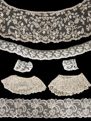 Lot 551 - Lace. A collection of lace, 18th century and later