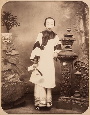 Lot 12 - China. An album of 24 photographs of Shanghai and Peking, c. 1870s/1880s