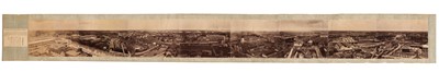 Lot 43 - Shanghai Panorama. 'View of the Foreign Settlement at Shanghai. Taken by D. Satow...', 1895