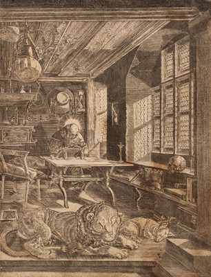 Lot 13 - Dürer (Albrecht, 1471-1528). Saint Jerome in His Study, 1514, engraving plus 3 others