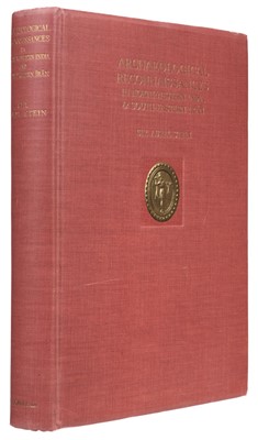 Lot 17 - Stein (Aurel). Archaeological Reconnaissances in North-Western India and South-Eastern Iran, 1st ed, 1937