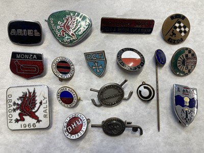 Lot 32 - Motorcycle Racing. A collection of enamel badges circa 1960s