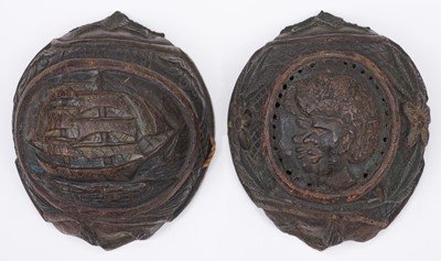 Lot 5 - Slavery. A carved coconut sailor's bugbear, 19th century