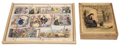 Lot 464 - Jigsaw Puzzle. Cinderella and the little Glass Slipper, London: William Spooner, circa 1850