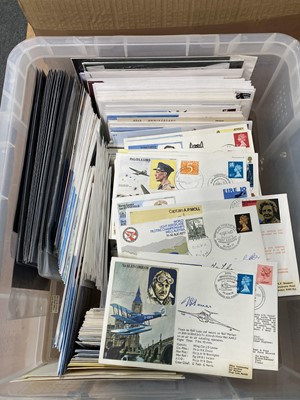 Lot 5 - Aviation FDCs. A collection of over 500 aviation and military-related First Day Covers, 1970s to the present