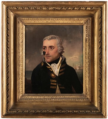 Lot 3 - Bowen (Richard, 1761-1797), British officer of the Royal Navy. Head and shoulders portrait...