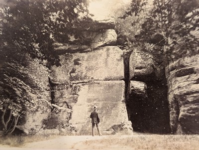 Lot 38 - Photograph Albums. A group of 10 mostly 19th-century photograph albums