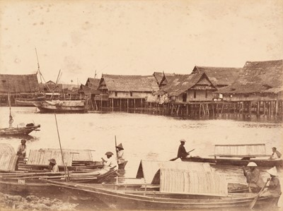 Lot 46 - Travel Photographs. An assorted group of 10 albumen prints, c. 1880s