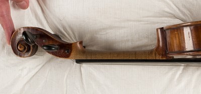 Lot 258 - Einstein’s Violin. A German violin formerly belonging to Albert Einstein, late 19th century