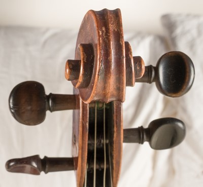 Lot 258 - Einstein’s Violin. A German violin formerly belonging to Albert Einstein, late 19th century