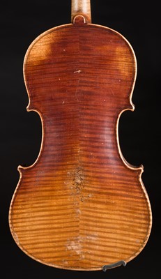 Lot 258 - Einstein’s Violin. A German violin formerly belonging to Albert Einstein, late 19th century