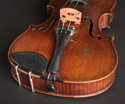 Lot 258 - Einstein’s Violin. A German violin formerly belonging to Albert Einstein, late 19th century