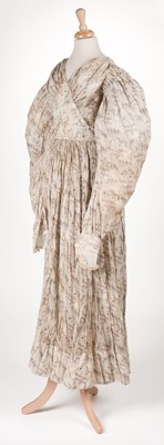 Lot 424 - Clothing. A muslin dress, 1830s, & 5 others