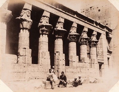 Lot 17 - Egypt. An album containing 27 corner-mounted albumen prints of Egypt