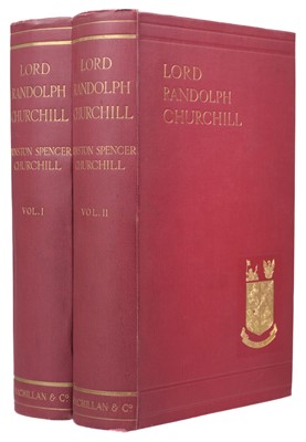 Lot 46 - Churchill (Winston S.). Lord Randolph Churchill, 2 volumes, 1st edition, 1906