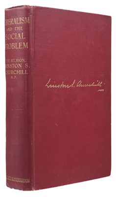 Lot 44 - Churchill (Winston S.). Liberalism and the Social Problem, 1st edition, 1909