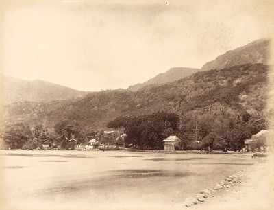 Lot 41 - Seychelles. A photograph album from the second class cruiser, HMS Bonaventure, 1896