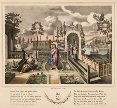 Lot 447 - Months of the Year. Les Douzes Mois de l'Annee, Strasbourg: Fasoli & Ohlman, circa 1850