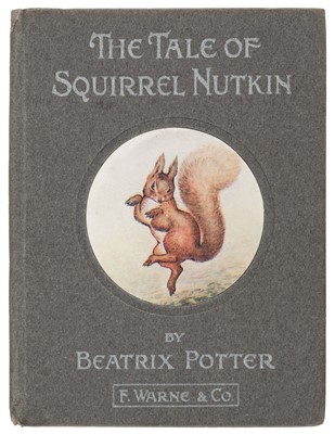 Lot 21 - Potter (Beatrix). The Tale of Squirrel Nutkin, 1st edition, 1903, inscribed by Beatrix Potter