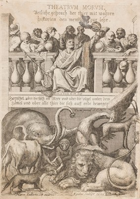 Lot 11 - Sadeler (Aegidius, circa 1570-1629). Theatrum Morum, 1608