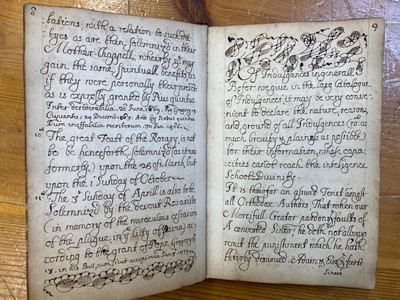 Lot 232 - Howard (Elizabeth Dominica). Manuscript volume of Roman Catholic prayers and devotions, 1698