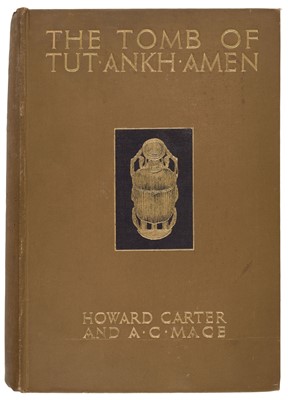 Lot 12 - Carter (Howard & A.. C. Mace). The Tomb of Tut-Ankh-Amen, 2 volumes, 1st edition, 1923-27
