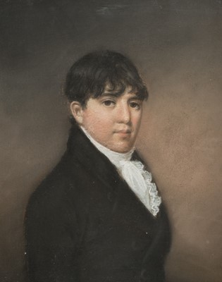 Lot 39 - 1790 Smith (John Raphael, 1752-1812). Portrait of a Young Man in a black coat, circa 1790-1800