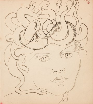 Lot 165 - De Morgan (William, 1839-1917). A small sketchbook of drawings