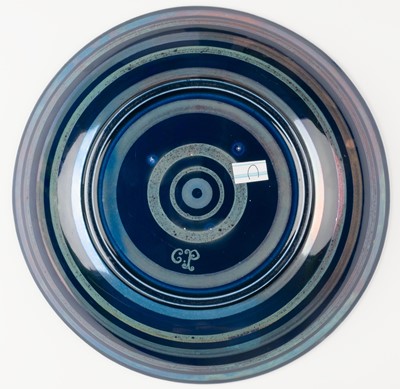 Lot 534 - De Morgan (William, 1839-1917). A late Fulham period Sunset and Moonlight Suite triple-lustre dish