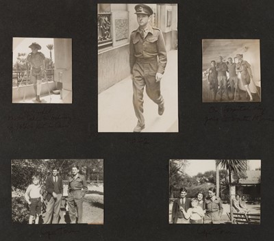 Lot 47 - Family Photo Albums. A group of four photo albums, circa 1920-1950