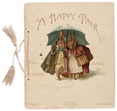 Lot 1 - Potter (Beatrix, illustrator). A Happy Pair, 1st [and only] edition, 1890