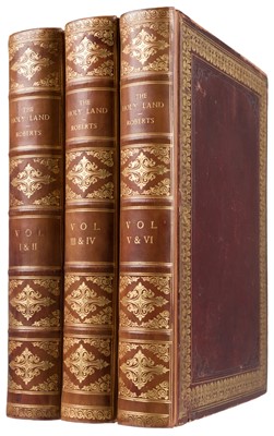 Lot 47 - Roberts (David). The Holy Land, Syria, Idumea, Arabia, Egypt & Nubia, 6 vols in 3, 1st quarto edition, 1855-56