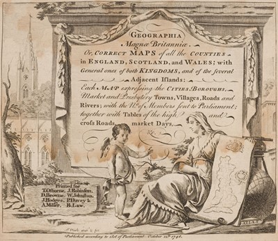 Lot 30 - Osborne (Thomas). Geographia Magnae Britanniae...., 1748