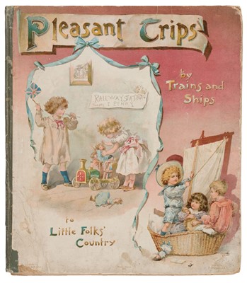Lot 4 - Potter (Beatrix, illustrator). Pleasant Trips by Trains and Ships, [1896]
