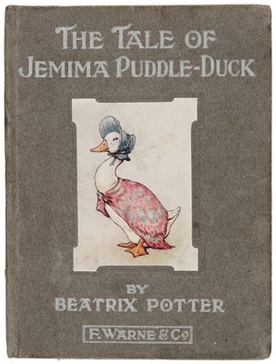 Lot 48 - Potter (Beatrix). The Tale of Jemima Puddle-Duck, 1st edition, 1908..., and others