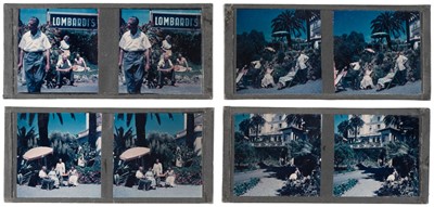 Lot 4 - Autochromes. A pair of autochromes , c. 1940s/1950s