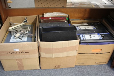 Lot 6 - Aviation & Military ephemera. A mixed collection of aviation and military ephemera