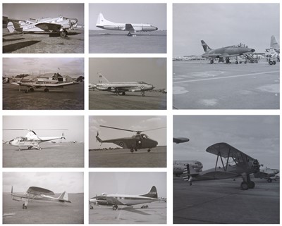 Lot 7 - Aviation negatives. A collection of approximately 3,500 black and white negatives